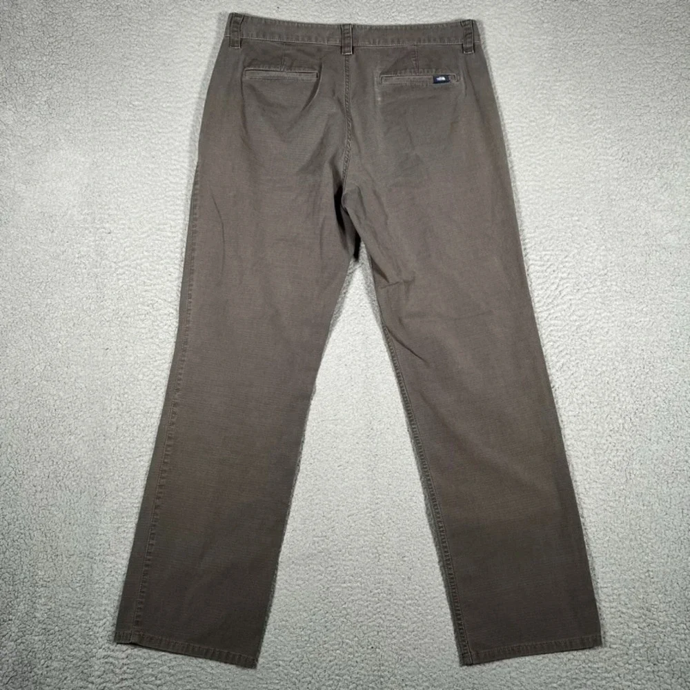 The North Face Pants Mens 34x31 Gray Ripstop Outdoor Workwear Casual Preppy Logo